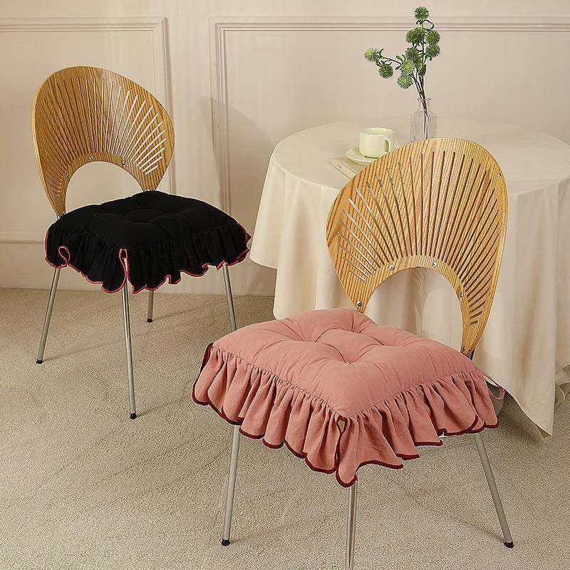 棉布定针加厚椅子坐垫宽边木耳大波浪设计餐椅垫客厅办公加厚坐垫,鲜花速递/花卉仿真/绿植园艺,割草机/草坪机,淘宝优惠券,粉丝福利购,淘宝优惠卷