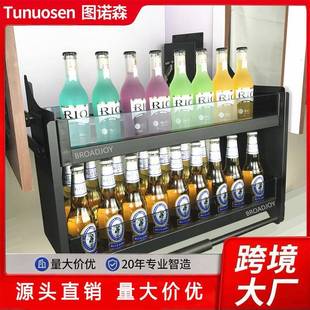 吊柜升降拉篮厨房下拉式调味篮橱柜上柜置物架冰箱上方高柜下拉篮