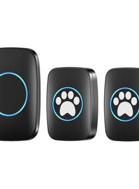 用于Potty训练的狗铃IP44防水门铃铃声60个旋律5个音量级LED闪灯