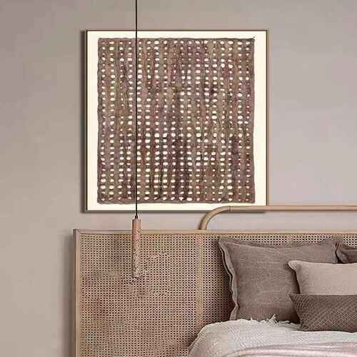 中古风轻关寂风抽象装饰画高级感2024新室客厅玄侘餐厅卧款无框画