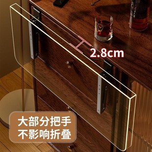 电脑桌面延长板桌子桌板台面书桌夹缝桌边桌缝可折叠X支架工位抽