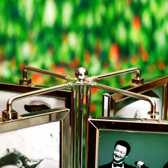 6寸金属创意旋转摩天轮大风车个性摆台桌摆生日礼品礼物代洗照片