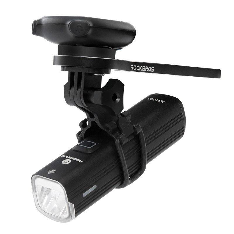 洛克兄弟公路自行车一体把车灯佳明百锐腾迈金行者码表延伸架支架