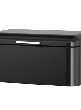 高级黑色收纳盒桌面玄关鞋柜梳妆台口G罩零食药品鞋套带盖小储物