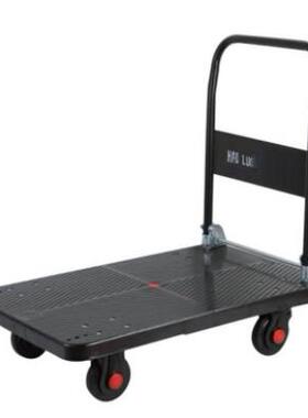 HT静音胶板车300KG黑色