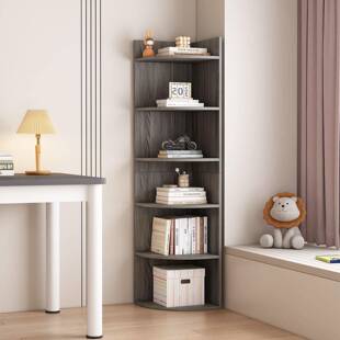 床头柜角柜书架置物架落地式靠墙角三角柜储物客厅家用收纳架