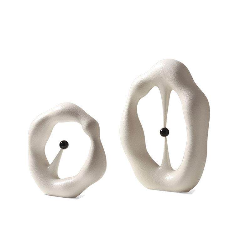 现代艺术几何抽象艺术圆圈摆件客厅桌面家居样板间售楼处书房摆设,特色手工艺,其他特色工艺品,淘宝优惠券,粉丝福利购,淘宝优惠卷