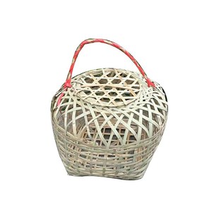 鸡笼竹编家禽用室外竹编关鸡鸭笼子纯手工头层编织养殖喜事周转用