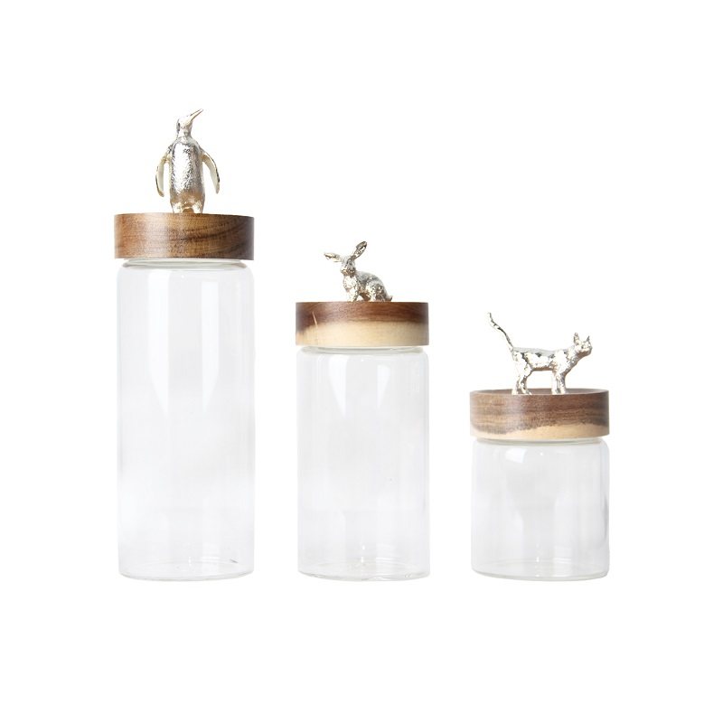 样板间动物创意软装饰品摆件厨房橱柜轻奢售楼处咖啡豆茶叶密封罐,家居饰品,家饰软装搭配套装,淘宝优惠券,粉丝福利购,淘宝优惠卷