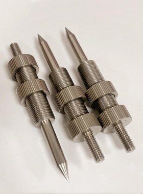 不锈钢一体探针加粗测试针大弹力可调高度针尖头OMKTZ256M12N90