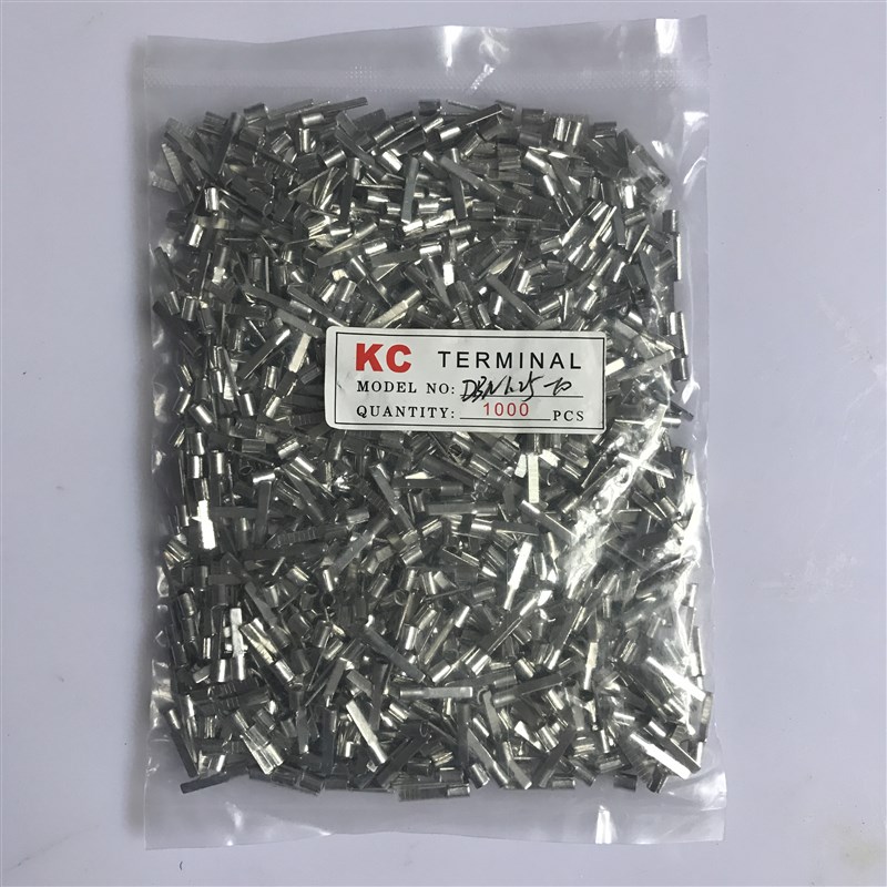 扁针型裸端头DBN1.25-10 鸭嘴鼻子 鸭舌端子 扁S插针   片型端子