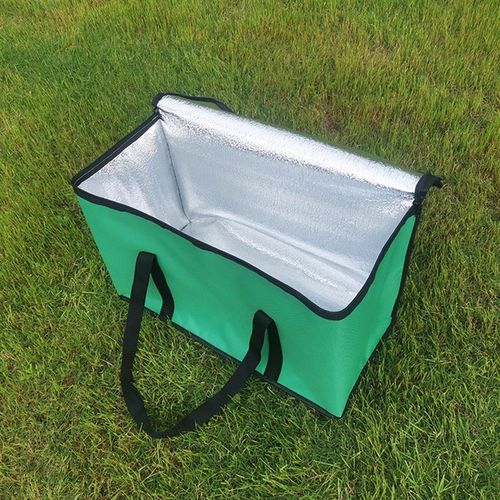 现货大号铝箔袋保温加厚牛津布手提冷藏袋冰包保鲜袋野餐包可定制