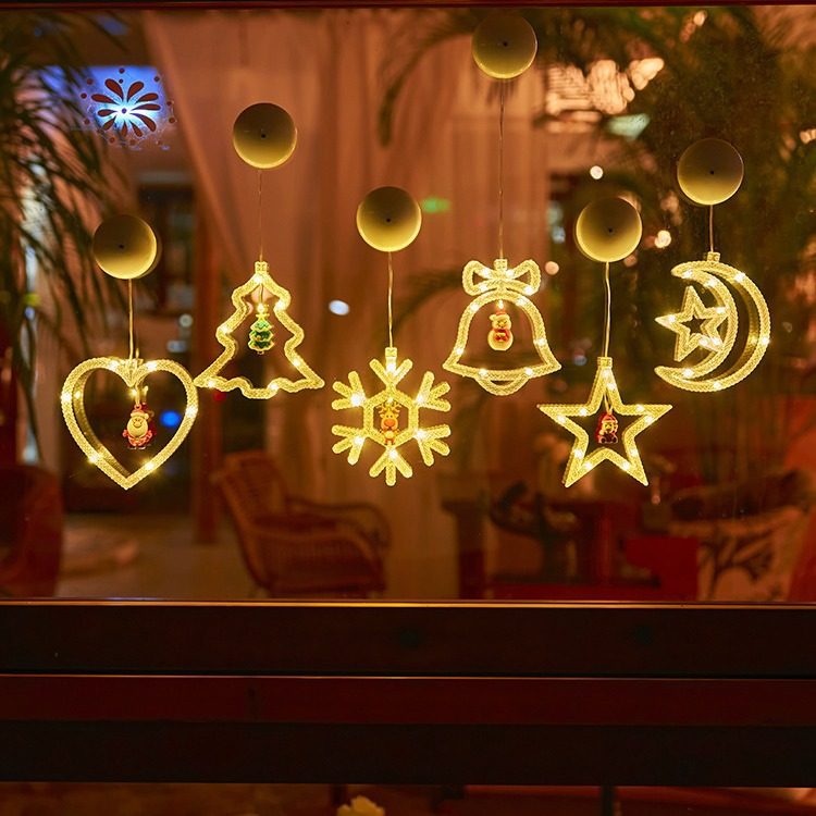 圣诞节装饰神诞节装饰圣诞咭圣诞皮线吸盘灯装饰美化圣诞节场景布,节庆用品/礼品,装饰灯,淘宝优惠券,粉丝福利购,淘宝优惠卷