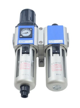 亚德客原装油水分离器GC200r/GFR300/GFC400-08/10/15空气过滤器