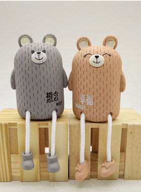 创意床头柜装饰品女生卧室小摆设品桌面房间家居个性吊脚娃娃摆件