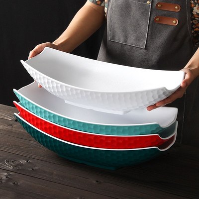 刺身鱼生三文鱼专用盘高端摆盘拼盘冰盘商用餐具装饰海鲜姿造盘子