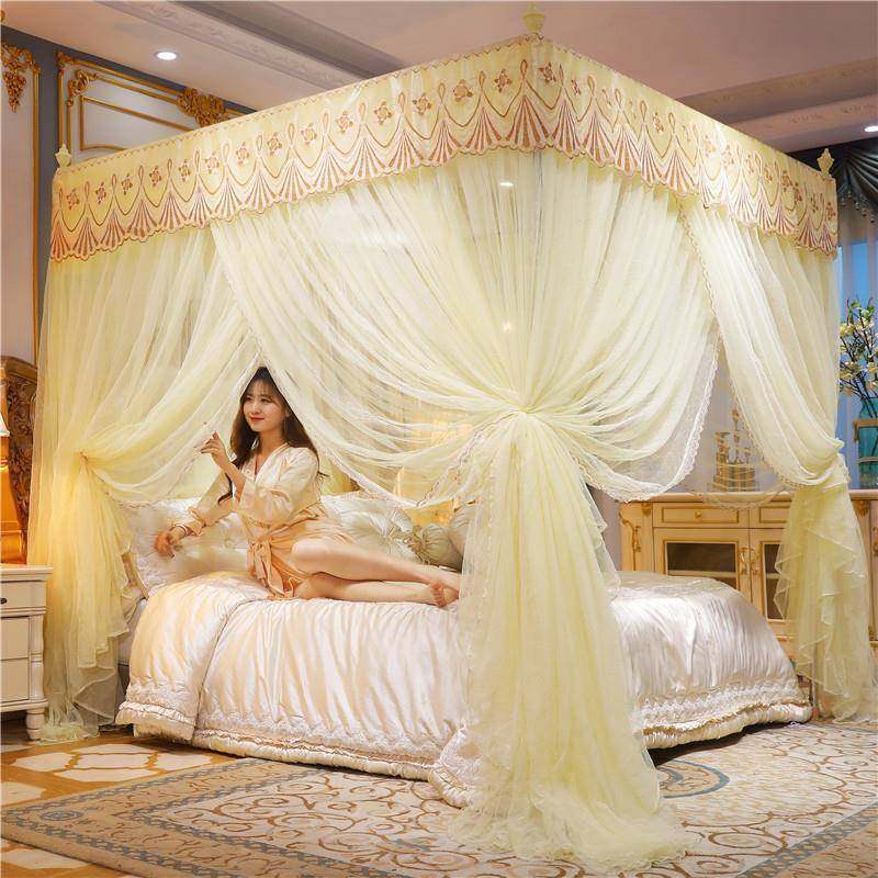 三开门宫廷蚊帐铁质支架公主风落地纹帐家用加密帐纱双人文帐,清洗/食品/商业设备,风口/风叶/风机配件,淘宝优惠券,粉丝福利购,淘宝优惠卷