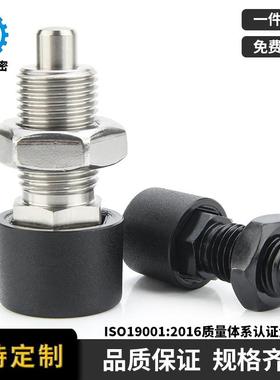 ZAB分度销按压型细牙旋钮柱塞M12M16弹簧快锁插销VCN251现货