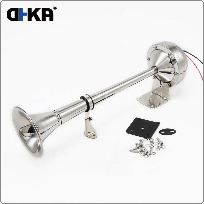 DHKA亚冠-AS054现货 304不锈钢12V高档电喇叭适用汽车轮船游艇