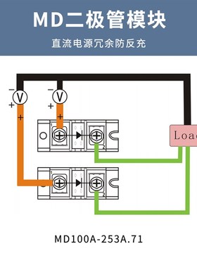 110A 2c00A 253A防反充二极管模块MD253A-18.71 135A 100A 1000V