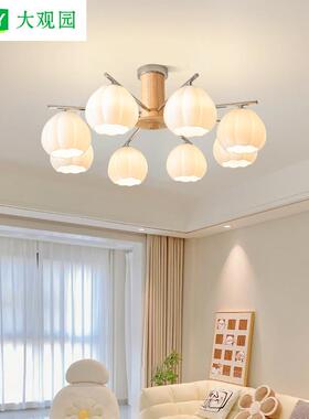 客厅吊灯简约现代客厅主灯led灯具客厅灯奶油餐厅大灯卧室灯335