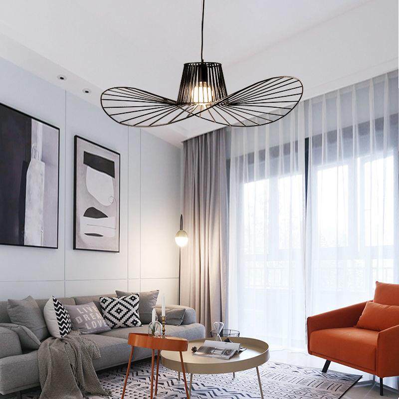 北欧草帽吊灯大气客厅灯艺术创意卧室设计师灯具现代简约铁艺吊灯,清洗/食品/商业设备,风口/风叶/风机配件,淘宝优惠券,粉丝福利购,淘宝优惠卷