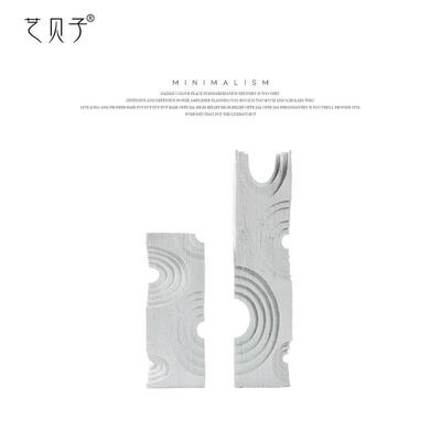 艺贝子创意树枝状木纹抽象简约现代家居软装饰品样板房间书房摆件