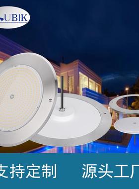 不锈钢薄款led泳池灯AC12V水下灯壁挂式防水IP68质保两年