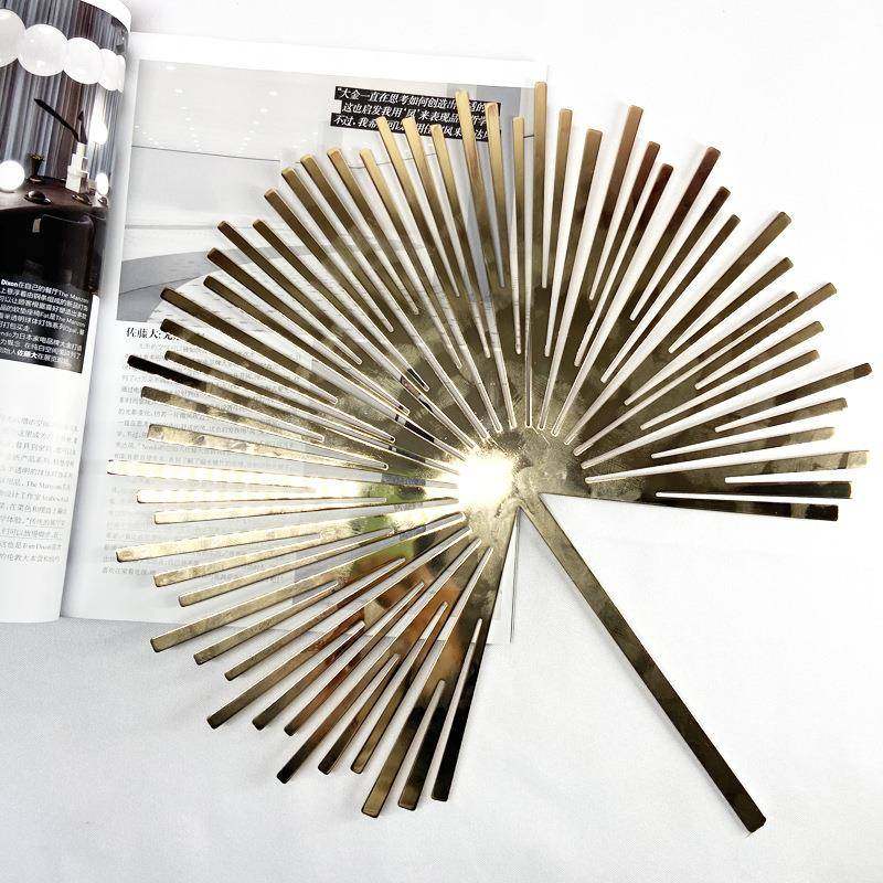 蒲扇果篮摆件几何圆形铜色金属水果碗北欧简约风装饰收纳篮工艺品,特色手工艺,其他特色工艺品,淘宝优惠券,粉丝福利购,淘宝优惠卷