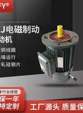 YEJ电磁制动电动机YEJ3-180M-2极22W机械设备用刹车电机