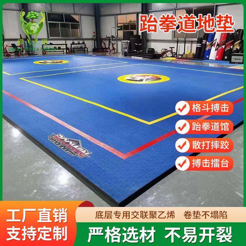 体操舞蹈瑜伽卷垫跳舞格斗摔跤搏击跆拳道散打柔道防护地垫卷垫