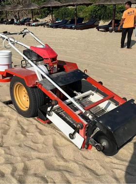 出口澳洲手推式沙滩清扫机 Beach sweeper石头垃圾清理沙滩清洁车