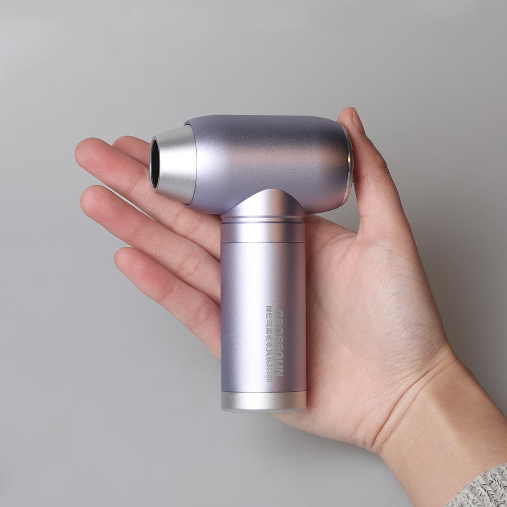 博冠电子涡轮扇无叶小风扇迷你便携式户外吹风机随身小电扇大风力