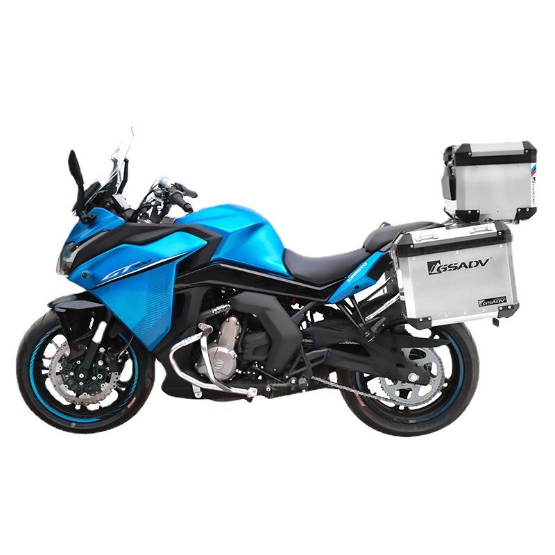 GSADV适用春风400gt/650GT改装护杠边箱尾箱三箱铝合金保险冒险