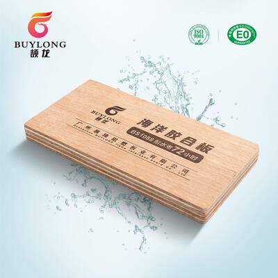 BS1088船用海洋胶合板 可贴面E0级标准 WBP防水夹板72小时耐水煮