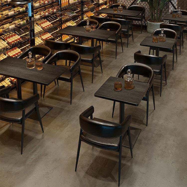 网红酒吧K卡座沙发奶茶店桌椅复古酒馆咖啡西餐厅卡座靠墙沙发