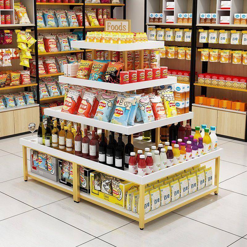 中岛展示柜产品陈列研究展台母婴店鞋子促销台样品流水台超市货架