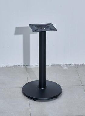 黑色烤漆铁艺桌脚办公大楼洽谈桌腿休闲吧台脚coffee table base