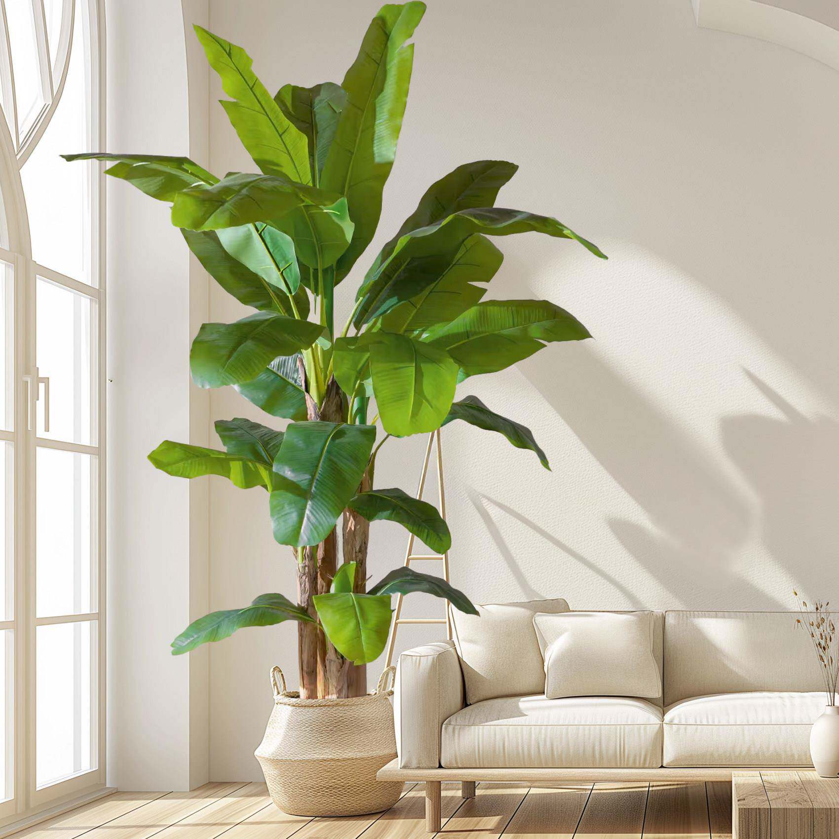 大型仿真芭蕉树旅人蕉天堂鸟室内假树造景观仿生绿色植物落地摆件