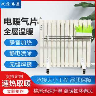 电暖气厂家 家庭办公室静音取暖器注水式钢二柱暖气片