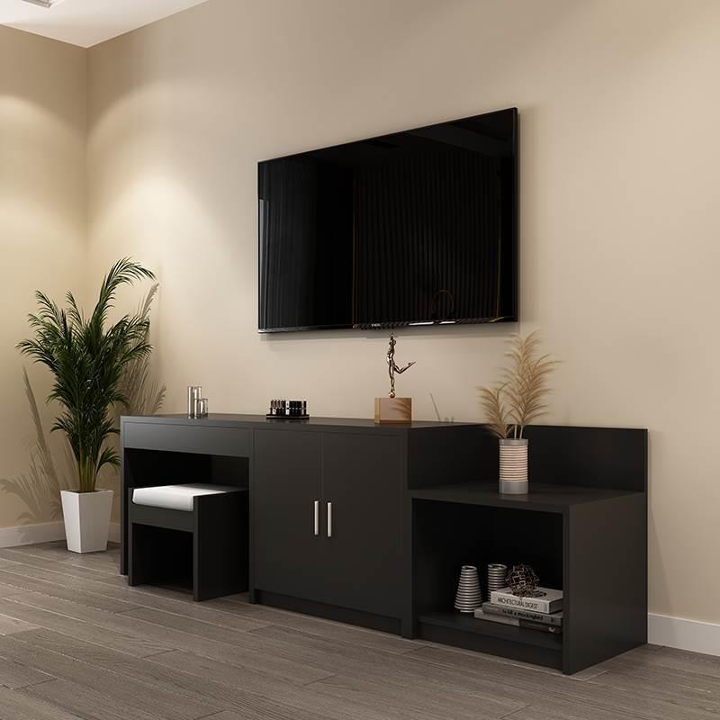 酒店标间家具宾馆电视柜写字台民宿挂衣板行李柜全套电视框