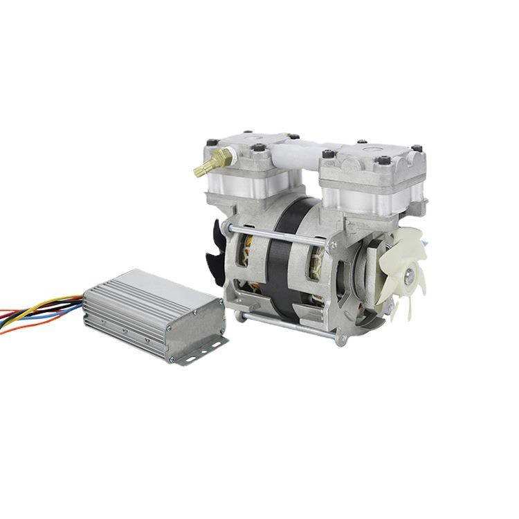 2L制氧机用直流空气压缩机静音无油便携式活塞压缩泵微型12V24V