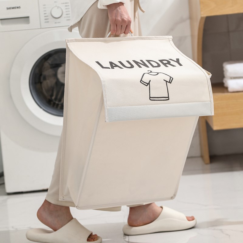 脏衣篓壁挂脏衣服收纳筐浴室卫生间洗澡放衣神器家用可折叠脏衣篮