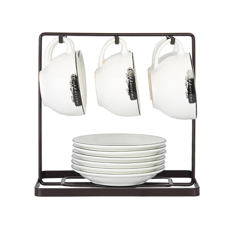 咖啡杯架子挂架创意家用放杯子倒挂玻璃水杯架沥水收纳架马克杯架