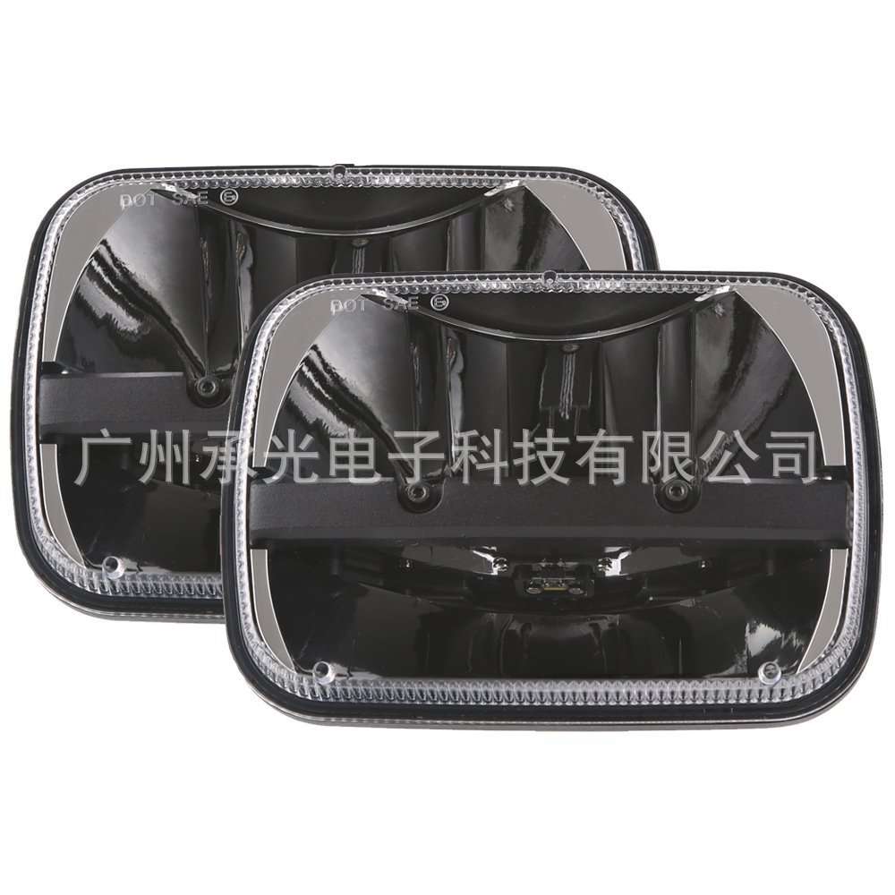厂家直销 5X7寸牧马人led大灯方形卡车灯 龙版适用Jeep改装前大灯
