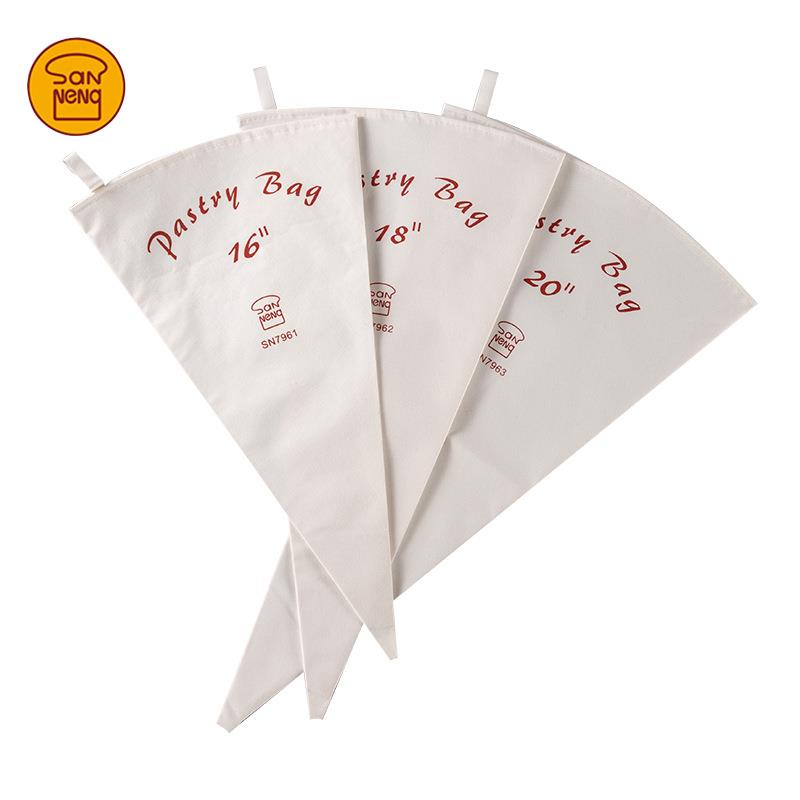 三能16 18 20寸奶油蛋糕裱花SN7961棉布挤花袋重复用SN7962 7963