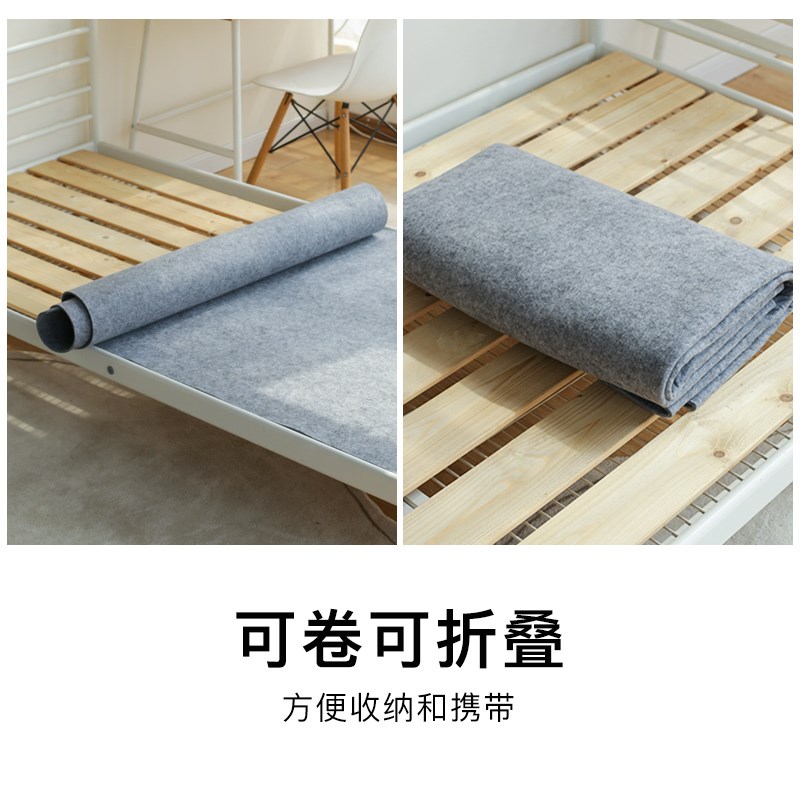 学生宿舍防潮床垫0.9*2.0防脏厚毛毡垫1.8*2榻榻米床上隔脏垫子