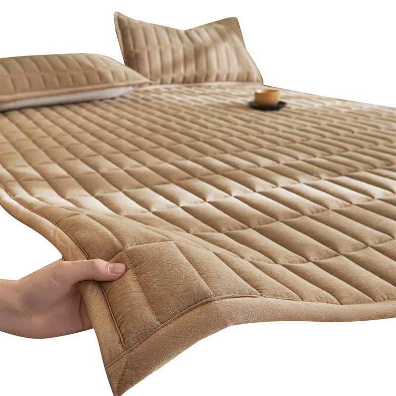 全棉床垫遮盖物家用卧室软垫子学生宿舍单人薄款床褥垫180x200夏