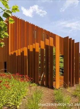 大量销售耐候钢板Q235NHD耐候板 雕刻园林红锈钢板