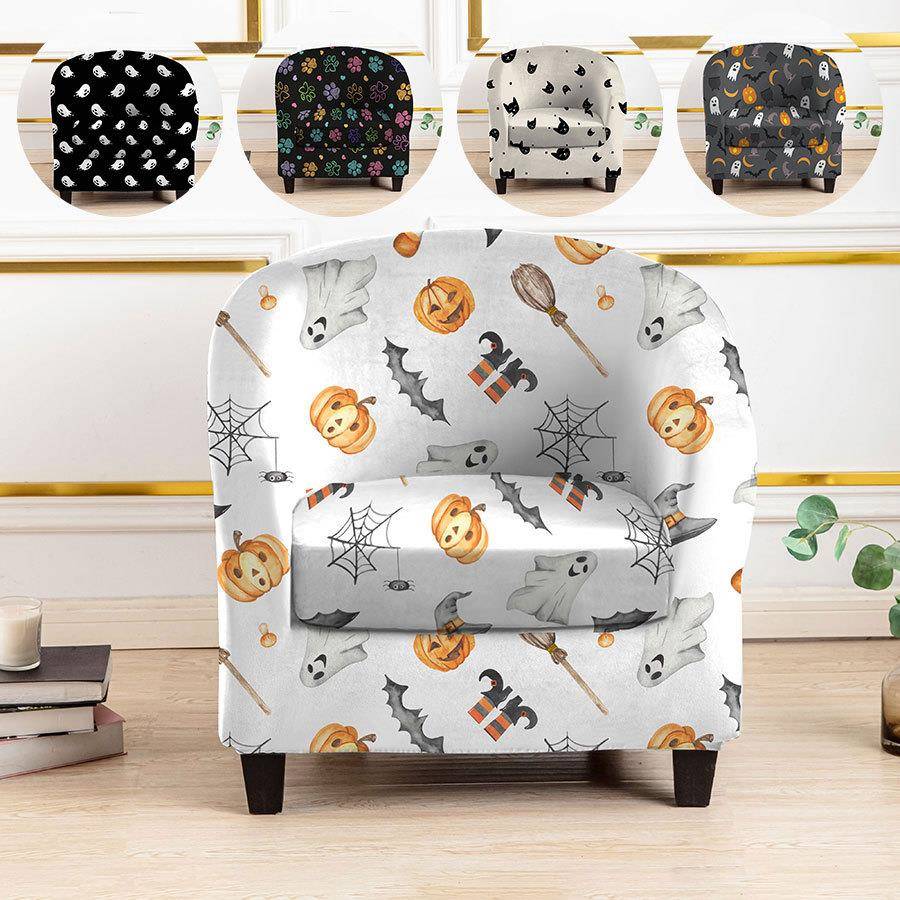 万圣氨纶柔软贴合沙发沙发套可水洗家具保护套带弹性底部儿童宠物